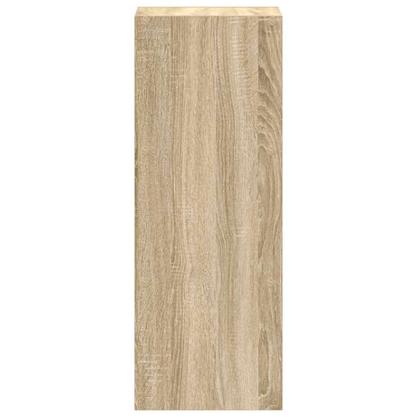 Boekenkast stapelbaar 30x30x80 cm bewerkt hout sonoma eiken - AllerleiShop