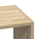 Boekenkast stapelbaar 30x30x80 cm bewerkt hout sonoma eiken - AllerleiShop