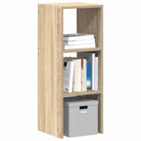 Boekenkast stapelbaar 30x30x80 cm bewerkt hout sonoma eiken - AllerleiShop