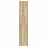 Boekenkasten 2 st 30x30x80 cm bewerkt hout sonoma eiken - AllerleiShop