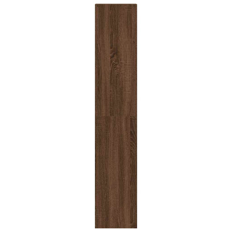 Boekenkasten 2st stapelbaar 30x30x80cm bewerkt hout bruin eiken - AllerleiShop