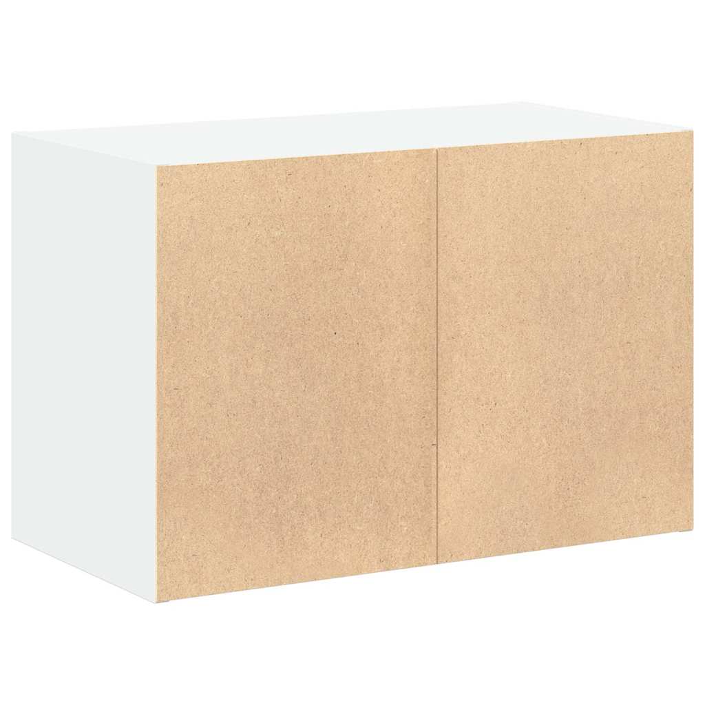 Kast met 2 lades 60x31x40 cm bewerkt hout wit - AllerleiShop