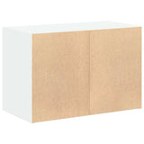 Kast met 2 lades 60x31x40 cm bewerkt hout wit - AllerleiShop