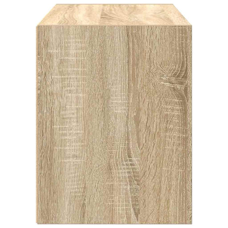 Kast met 2 lades 60x31x40 cm bewerkt hout sonoma eikenkleur - AllerleiShop