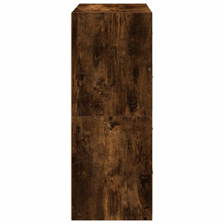 Kasten met 2 lades 2 st 60x31x40 cm bewerkt hout gerookt eiken - AllerleiShop