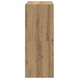 Kasten met 2 lades 2st 60x31x40cm bewerkt hout artisanaal eiken - AllerleiShop