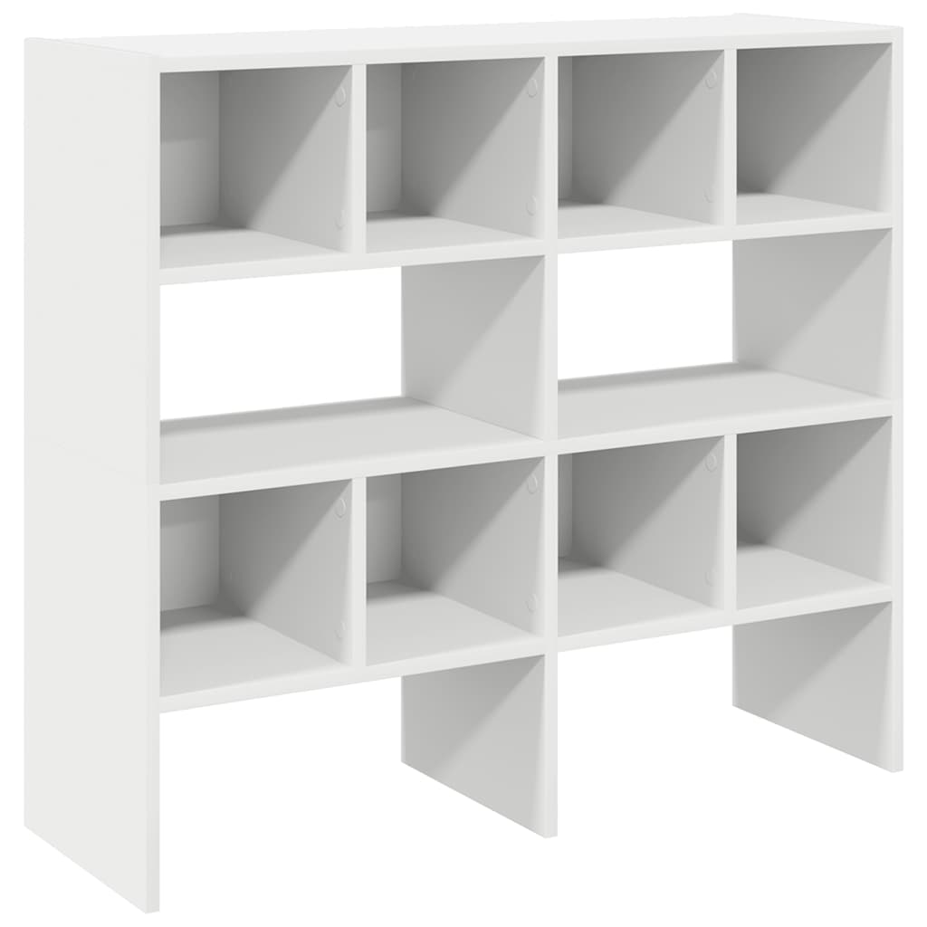 Schoenenrekken 2 st stapelbaar 89,5x30x40 cm wit - AllerleiShop