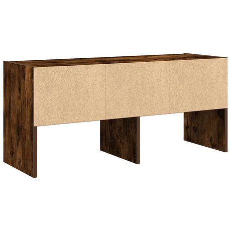 Schoenenrek stapelbaar 89,5x30x40 cm gerookt eikenkleurig - AllerleiShop