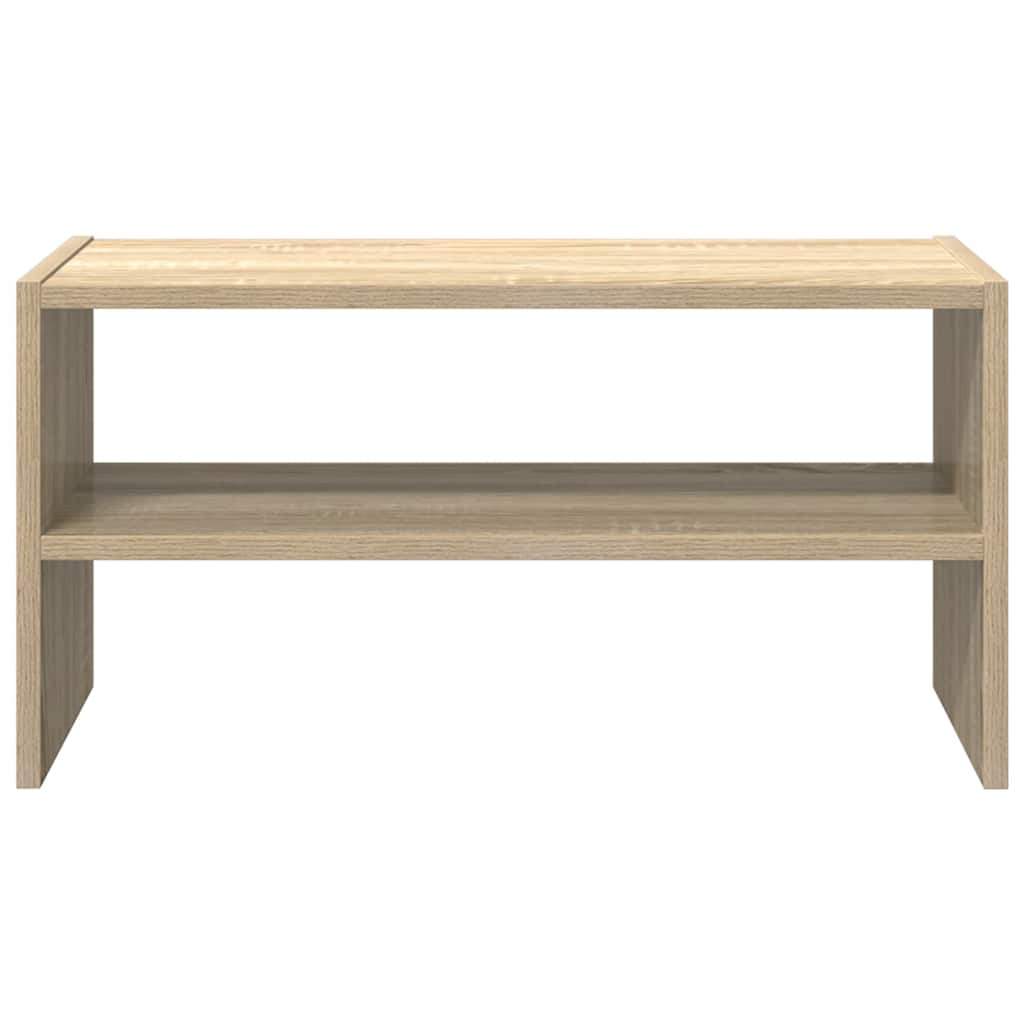 Schoenenrek stapelbaar 60x30x30,5 cm sonoma eikenkleurig - AllerleiShop