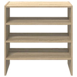 Schoenenrekken 2 st stapelbaar 60x30x30,5 cm sonoma eikenkleur - AllerleiShop