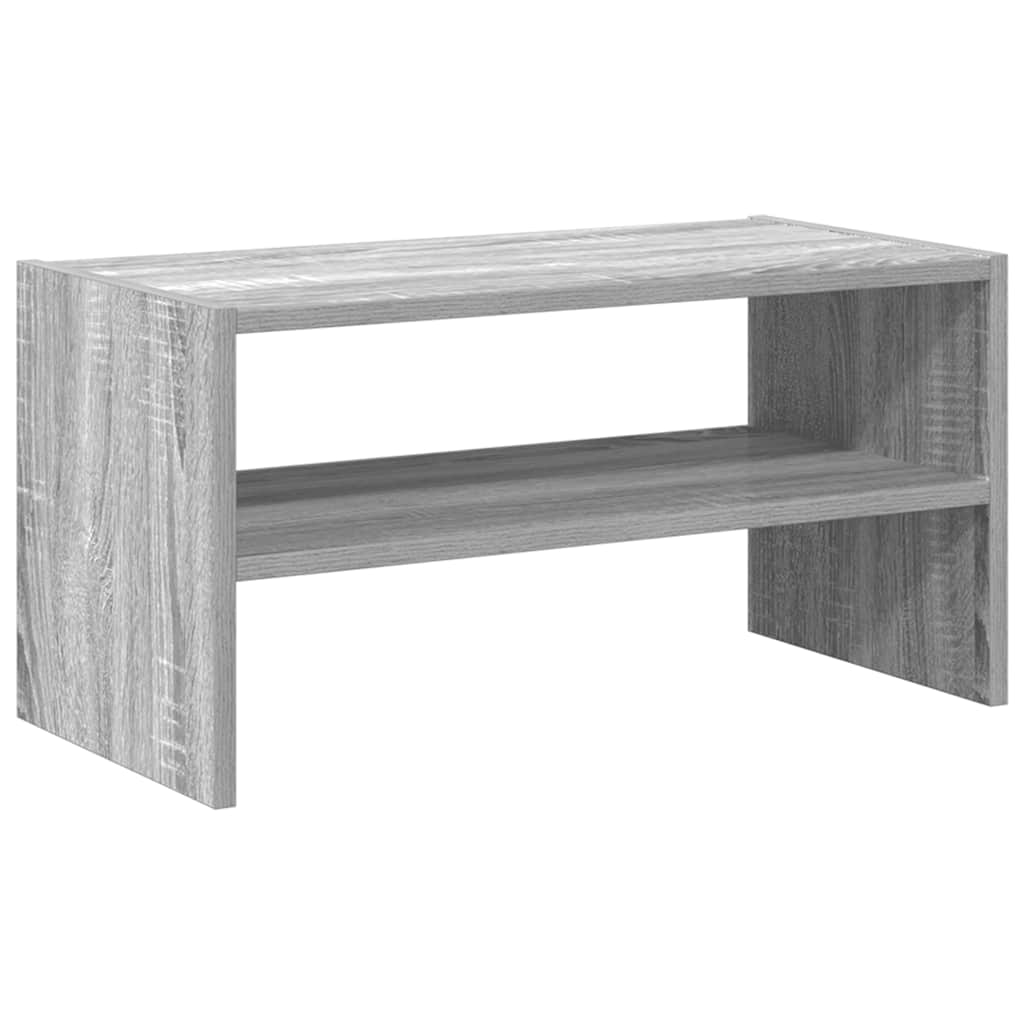 Schoenenrek stapelbaar 60x30x30,5 cm grijs sonoma eikenkleurig - AllerleiShop