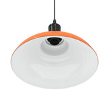 Hanglamp in hoogte verstelbaar E27 Ø31cm metaal glanzend oranje