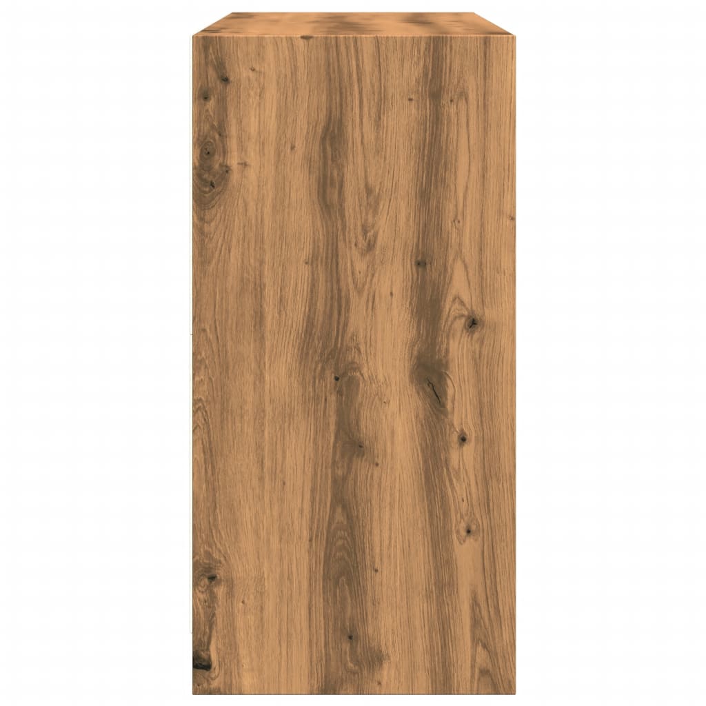 Dressoir 102x37x75,5 cm bewerkt hout artisanaal eikenkleurig - AllerleiShop