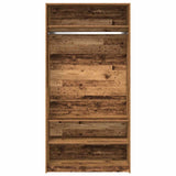 Kledingkast 100x50x200 cm bewerkt hout oud hout - AllerleiShop