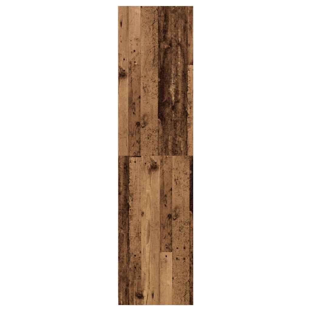 Kledingkast 100x50x200 cm bewerkt hout oud hout