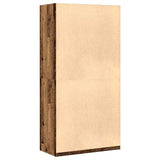 Kledingkast 100x50x200 cm bewerkt hout oud hout - AllerleiShop