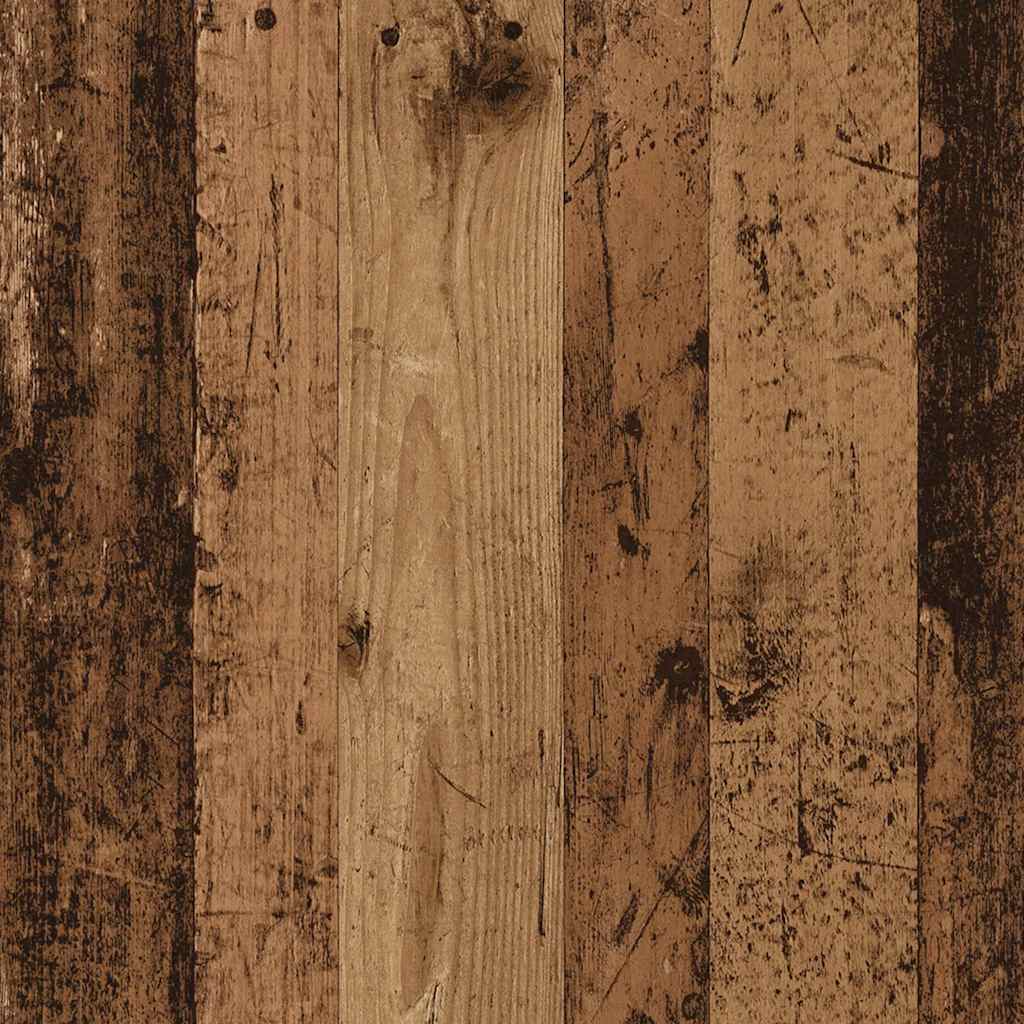 Kledingkast 100x50x200 cm bewerkt hout oud hout - AllerleiShop