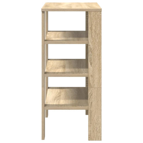 Schoenenrek 61x32x70 cm bewerkt hout sonoma eikenkleurig - AllerleiShop