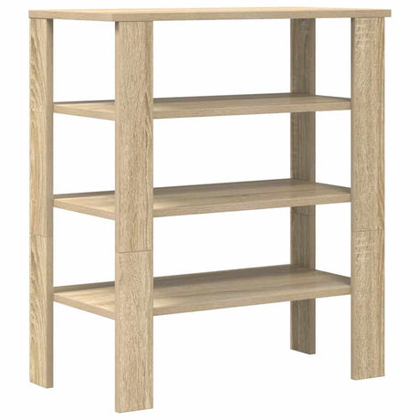 Schoenenrek 61x32x70 cm bewerkt hout sonoma eikenkleurig - AllerleiShop