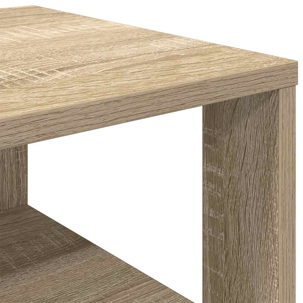 Schoenenrek 61x32x70 cm bewerkt hout sonoma eikenkleurig - AllerleiShop