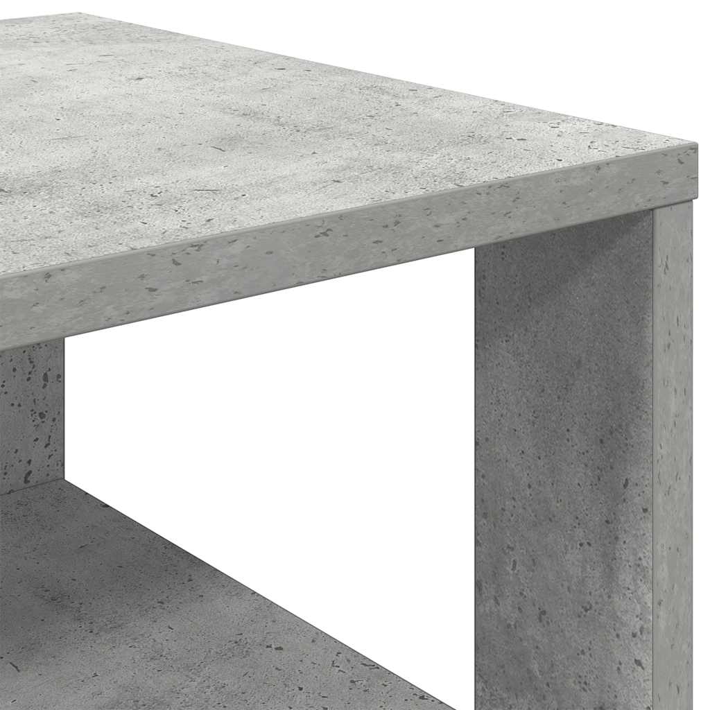 Schoenenrek 61x32x70 cm bewerkt hout betongrijs - AllerleiShop