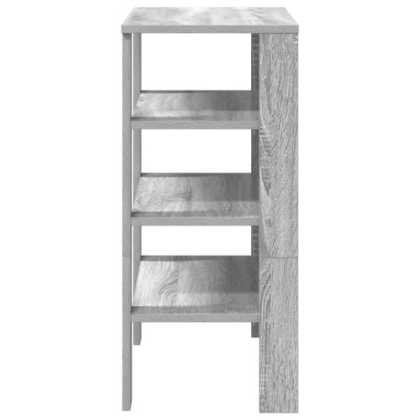 Schoenenrek 61x32x70 cm bewerkt hout grijs sonoma - AllerleiShop