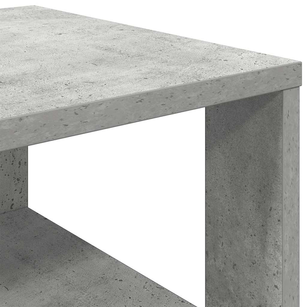 Schoenenrek 61x32x87,5 cm bewerkt hout betongrijs - AllerleiShop