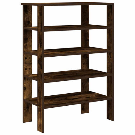 Schoenenrek 61x32x87,5 cm bewerkt hout gerookt eikenkleurig - AllerleiShop