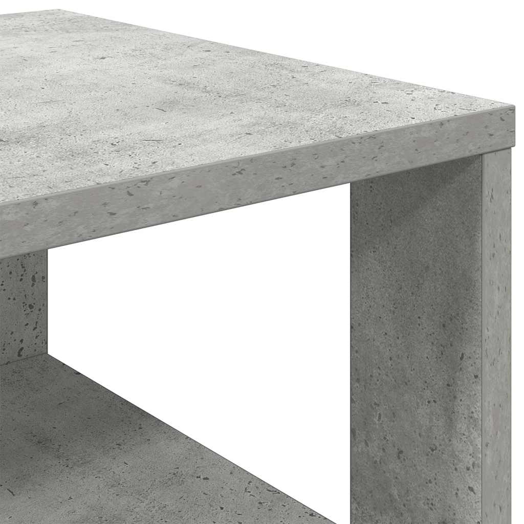 Schoenenrek 61x32x105 cm bewerkt hout betongrijs - AllerleiShop