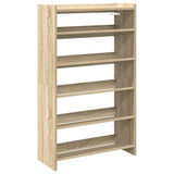 Schoenenrek 60x25x100 cm bewerkt hout sonoma eikenkleurig - AllerleiShop