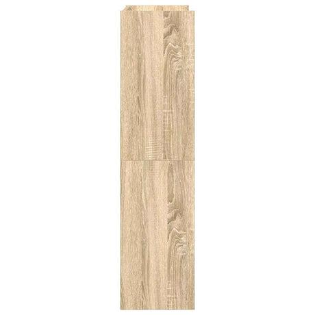 Schoenenrek 60x25x100 cm bewerkt hout sonoma eikenkleurig - AllerleiShop