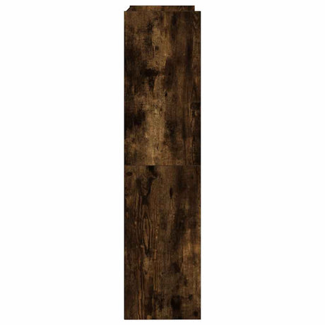 Schoenenrek 60x25x100 cm bewerkt hout gerookt eikenkleurig - AllerleiShop