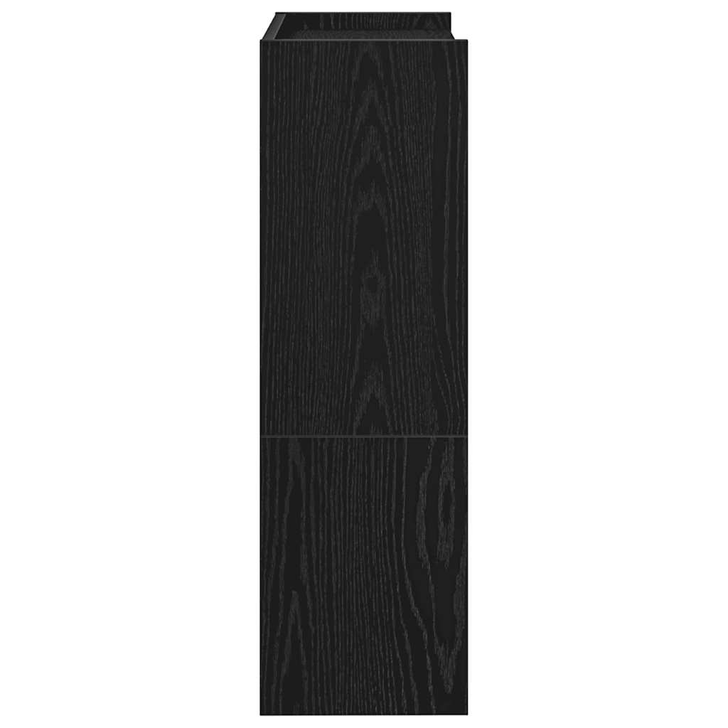 Schoenenrek 80x25x61,5 cm bewerkt hout zwart - AllerleiShop