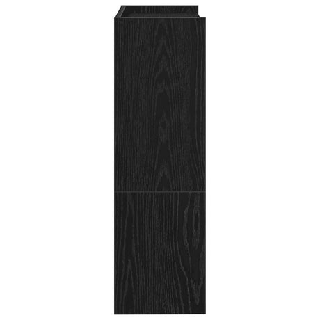 Schoenenrek 80x25x61,5 cm bewerkt hout zwart - AllerleiShop