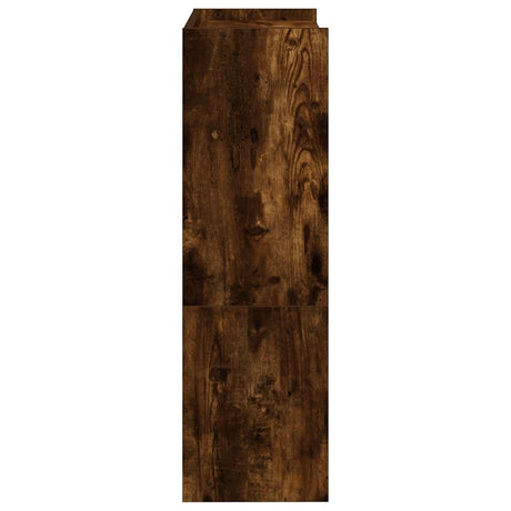 Schoenenrek 80x25x61,5 cm bewerkt hout gerookt eikenkleurig - AllerleiShop