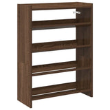 Schoenenrek 80x25x61,5 cm bewerkt hout bruin eikenkleur - AllerleiShop