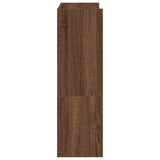 Schoenenrek 80x25x61,5 cm bewerkt hout bruin eikenkleur - AllerleiShop