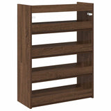 Schoenenrek 80x25x61,5 cm bewerkt hout bruin eikenkleur - AllerleiShop