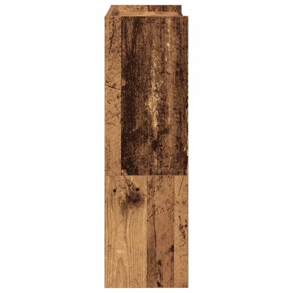 Schoenenrek 80x25x61,5 cm bewerkt hout oud houtkleurig - AllerleiShop