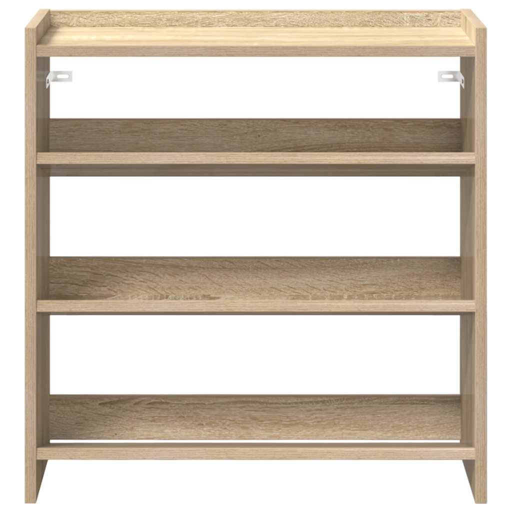 Schoenenrek 60x25x62 cm bewerkt hout sonoma eikenkleurig - AllerleiShop