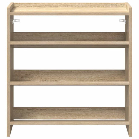 Schoenenrek 60x25x62 cm bewerkt hout sonoma eikenkleurig - AllerleiShop