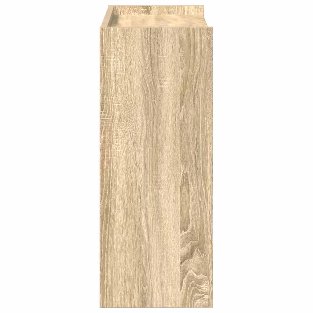 Schoenenrek 60x25x62 cm bewerkt hout sonoma eikenkleurig - AllerleiShop