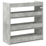 Schoenenrek 60x25x62 cm bewerkt hout betongrijs - AllerleiShop