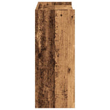 Schoenenrek 60x25x62 cm bewerkt hout oud houtkleurig - AllerleiShop