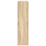 Schoenenrek 80x25x100 cm bewerkt hout sonoma eikenkleurig - AllerleiShop