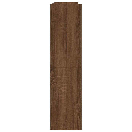 Schoenenrek 80x25x100 cm bewerkt hout bruin eikenkleur - AllerleiShop