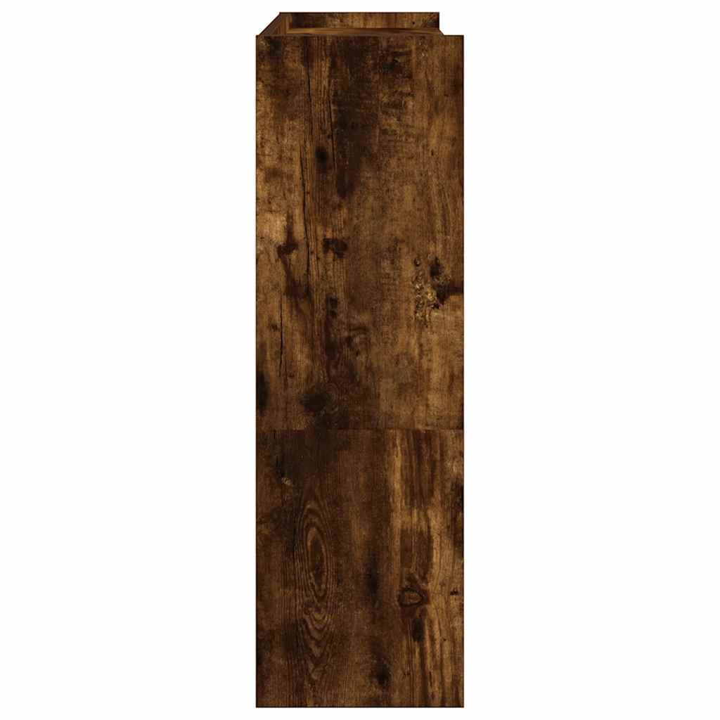 Schoenenrek 80x25x81 cm bewerkt hout gerookt eikenkleurig - AllerleiShop