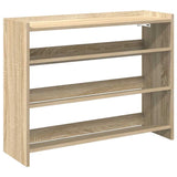 Schoenenrek 80x25x61,5 cm bewerkt hout sonoma eikenkleurig - AllerleiShop