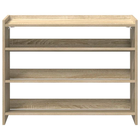 Schoenenrek 80x25x61,5 cm bewerkt hout sonoma eikenkleurig - AllerleiShop