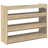 Schoenenrek 80x25x61,5 cm bewerkt hout sonoma eikenkleurig - AllerleiShop